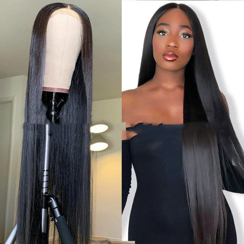 Wig Female Long Straight Hair Long Straight Wigs Africa Fashion Foreign Trade Chemical Fber Headgear