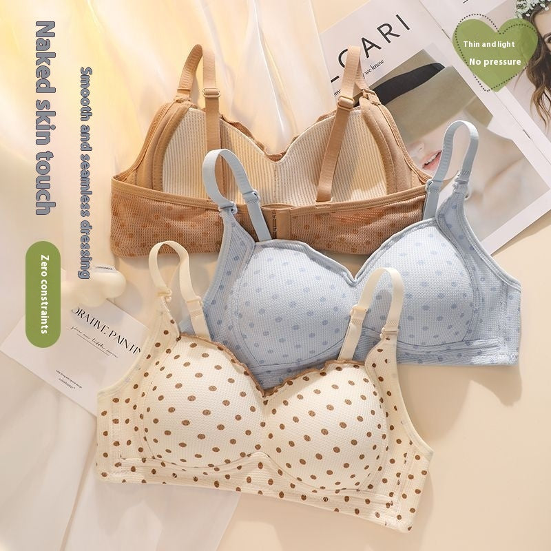 Anti-slip Bra No Steel Ring Gathering Bra