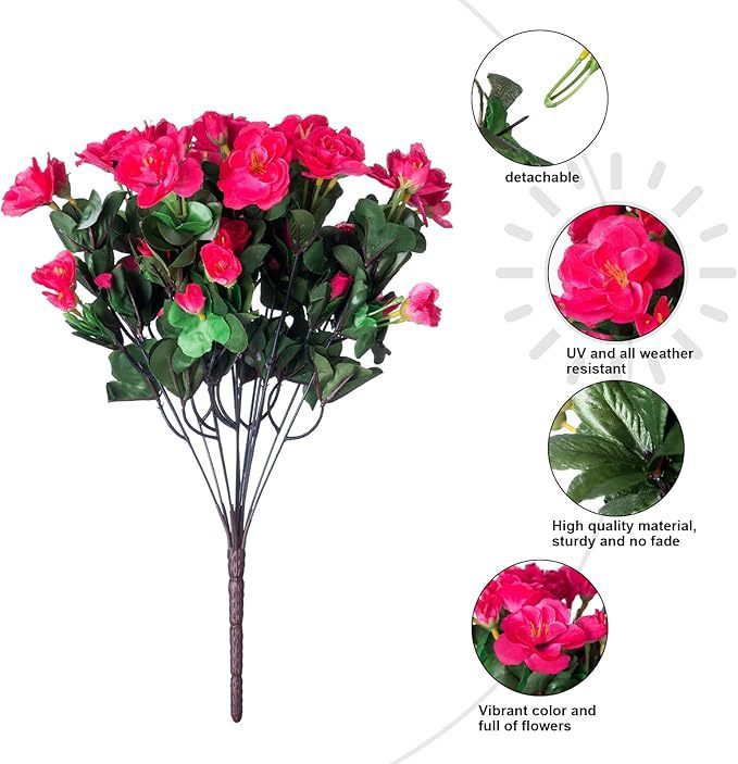 Artificial Green Plant Simulation Cuckoo Bouquet