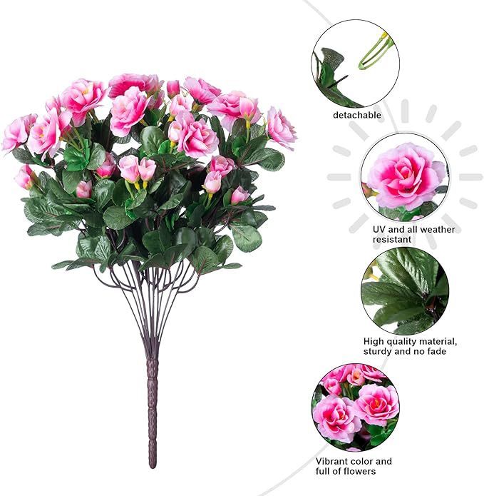 Artificial Green Plant Simulation Cuckoo Bouquet