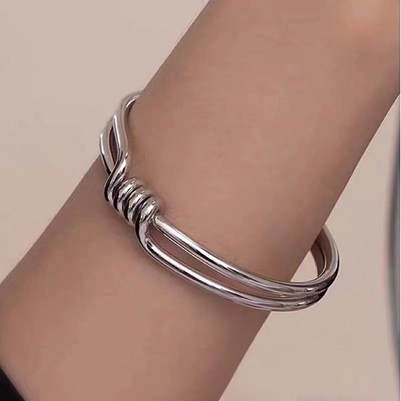 European And American Minimal Art Knotted Bracelet