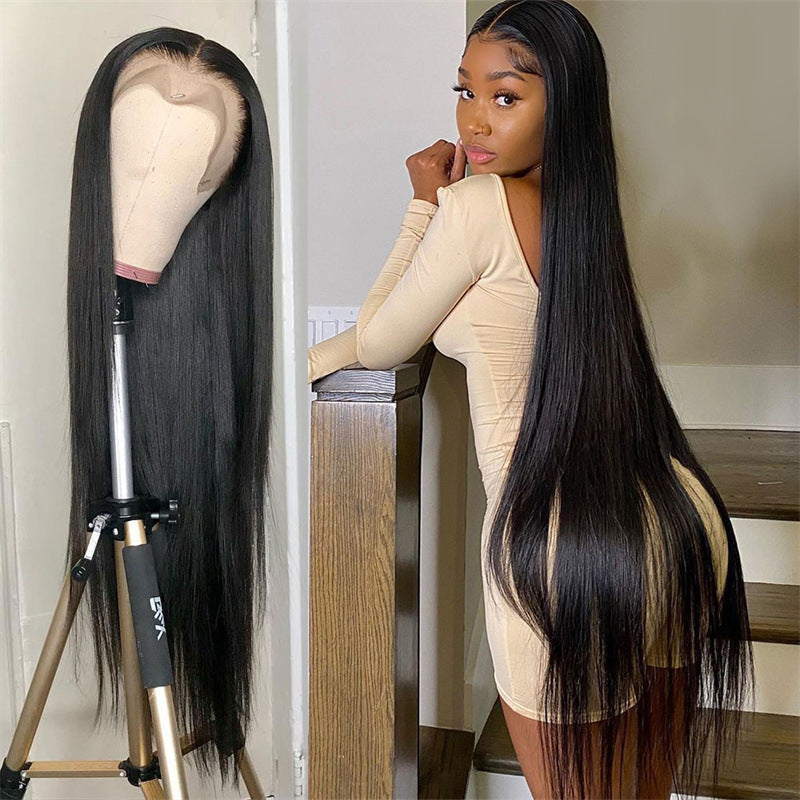 High Temperature Synthetic Long Straight Hair Cover