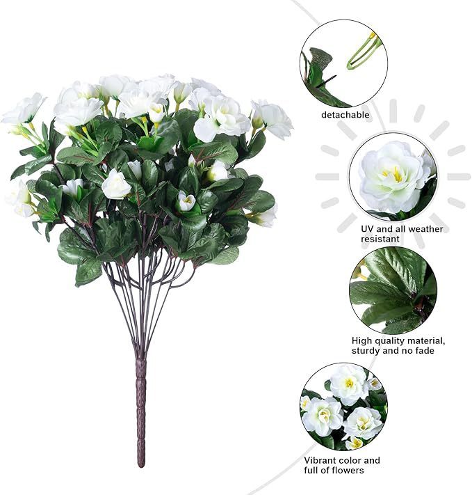 Artificial Green Plant Simulation Cuckoo Bouquet