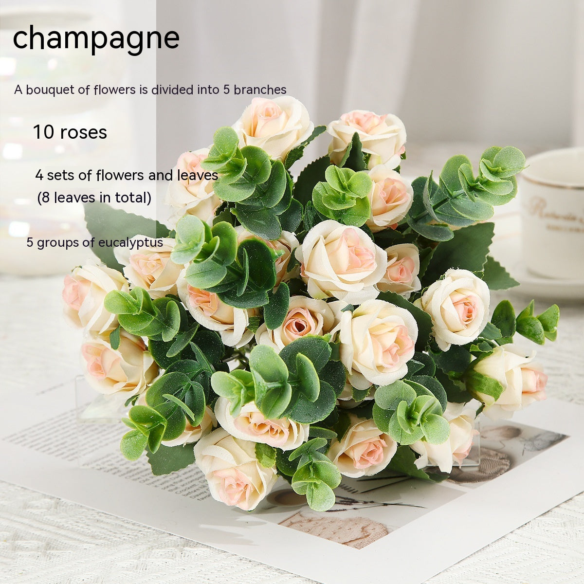 Living Room Decoration Flowers Wedding Ceremony Artificial Flower Arrangement